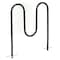 Global Industrial Wave Bike Rack, Black, Below Ground Mount, 5-Bike Capacity 652777G - alternate 1